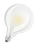 OSRAM LED Globe Lampe Superstar Plus matt E27 Filament 11W 1521lm warmweiss 2700K dimmbar 90Ra wie 100W