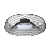 OSRAM LED Deckenleuchte Decor Mesh Ceiling 18.5W 830 Black Warm weiß 4058075847385