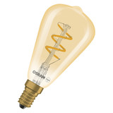 OSRAM LED Leuchtmittel Vintage 1906 LED CLASSIC EDISON DIM 2.8W 822 Gold E14 Dimmbar Extrawarmweiss 4058075849600