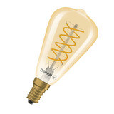 OSRAM LED Leuchtmittel Vintage 1906 LED CLASSIC EDISON DIM 4.8W 822 Gold E14 Dimmbar Extrawarmweiss 4058075849624