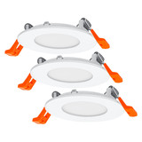 OSRAM LED Einbauleuchte LED SPOT AND DOWNLIGHT RECESS SLIM 3 x 85mm 3000K Warm weiß 4099854445866