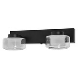 OSRAM LED Deckenleuchte Orbis Flame 2X5.5W Click CCT IP44 Black Warm weiß,Kalt weiß 4099854447785