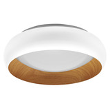 OSRAM LED Deckenleuchte Orbis Livia 300MM 16W 830 Click DIM White and Wood Decor Dimmbar Warm weiß 4099854448201