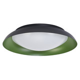 OSRAM LED Deckenleuchte Orbis Plate 430MM 35W 830 Click DIM Black and Green Dimmbar Warm weiß 4099854449925
