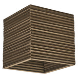 OSRAM Deckenleuchte Decor Cardboard Square Ceiling E27 Brown 4099854453281