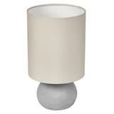 OSRAM Tischleuchte Decor Impact Table 1XE27 Beige and Gray 4099854454707