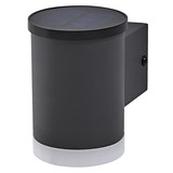 OSRAM LED Aussenleuchte Endura Style Solar Wall Oxford Dark Gray Warm weiß 4099854455834