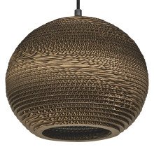 OSRAM Pendelleuchte Decor Cardboard Ball Pendant E27 Brown 4099854458804