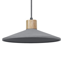 OSRAM Pendelleuchte Decor Concrete Wood Pendant 320 mm E27 Dark Gray 4099854459269