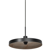 OSRAM Pendelleuchte Decor Plate Pendant E27 Black Wood Decor 4099854461057