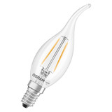 OSRAM LED Leuchtmittel LED Retrofit CLASSIC BA 1.8W 827 Clear E14 Warm weiß 4099854468797
