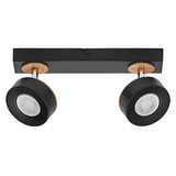 OSRAM LED Deckenleuchte DECOR SPOT PLUTO BLACK 2 Spot Warm weiß 4099854470998