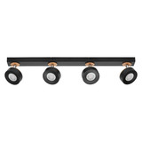 OSRAM LED Deckenleuchte DECOR SPOT PLUTO BLACK 4 Spot Warm weiß 4099854471056