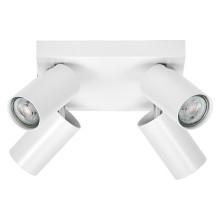 OSRAM LED Deckenleuchte LED SPOT OCTAGON WHITE Plate 4x3.4W 927 DIM Warm weiß 4099854474187