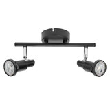 OSRAM LED Deckenleuchte LED SPOT BLACK 2 X 3.4W 927 DIM Dimmbar Warm weiß 4099854474378