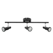 OSRAM LED Deckenleuchte LED SPOT BLACK 3 X 3.4W 927 DIM Dimmbar Warm weiß 4099854474439