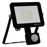 OSRAM LED Aussenleuchte FLOODLIGHT LUX SENSOR 20W 830 BLACK Warm weiß 4099854489549