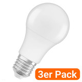 3er-Pack LEDVANCE LED Lampe E27 Value Classic A matt A75 10W 1055lm Warmweiss 2700K wie 75W 4099854539718