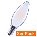3er-Pack LEDVANCE LED Kerze E14 Classic Filament matt B60 7W 806lm Neutralweiss 4000K wie 60W 4099854556869