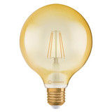 LEDVANCE LED Lampe E27 Globe Filament G80 7W 650lm Extra-Warmweiss 2400K wie 50W 4099854563539
