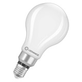 LEDVANCE LED Lampe E27 Classic A200 Filament Dimmbar P matt 24W 3452lm Warmweiss 2700K wie 200W 4099854776700