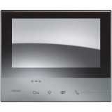Bticino CLASSE300 X13E Video-Innenstelle mit 7-Zoll-Touchscreen, 4 sensitiven Tasten, Smartphone-Anbindung, App-Nutzung, Erweiterung des Sets Art.-Nr. 363911, Schwarz, 344643
