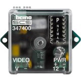 Bticino Einbau-Kamera-Interface Koax/2-Draht für externe Kamera der Video-Türsprechanlagen, 347400