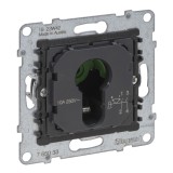 Legrand SEANO Schlüsselschalter-Einsatz 0-1 für DIN-Halbzylinder, Schraubklemmen, 2 Positionen 0-1, 2-polig, 10 A, 230V, 765033