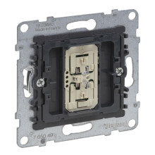 Legrand SEANO Universal-Tastdimmer-Einsatz mit Neutralleiter, Phasenan-/-abschnitt mit automatischer Lasterkennung, Schraubklemmen, 150W, 765049