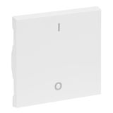 Legrand SEANO Wippe für 2-poligen Ausschalter mit Symbol O/I (Aus/Ein), Schalterabdeckung, Wippenplatte, Ultraweiß, 765102