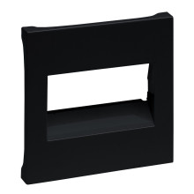 Legrand SEANO Abdeckung RJ45 für 1- und 2-fach Datendosen, Schwarz, 765354