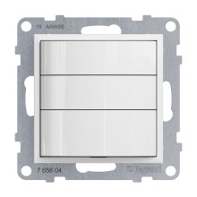 Legrand SEANO 2-Leiter-Bewegungsmelder-Einsatz inkl. Abdeckung, 180° Erfassungsbereich, mit Handbetätigung, 100W, 5–20m, Ultraweiß, 765604