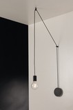LUCE Design Habitat Deckenleuchte E27 dimmbar Schwarz