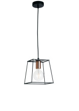 LUCE Design Harlem Pendelleuchte E27 dimmbar Hängelampe Schwarz/Kupfer