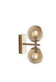 LUCE Design Honey Wandleuchte 2fach G9 Champagne, Messing