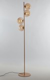 LUCE Design Honey Stehleuchte 4fach G9 Champagne, Messing
