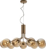 LUCE Design Honey Pendelleuchte 9fach G9 Champagne, Messing