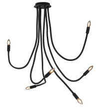 LUCE Design Lover Deckenleuchte 6fach E14 Schwarz