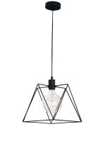 LUCE Design Santana Pendelleuchte E27 dimmbar Hängelampe Schwarz