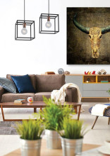 Lucide ARTHUR Pendelleuchte E27 Schwarz, Kupfer 08424/01/30