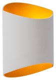 Lucide DILETTA Wandleuchte G9 Weiß, Mattes Gold, Messing 09240/01/31