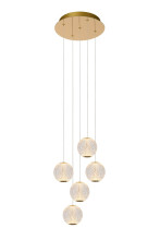 Lucide CINTRA LED Pendelleuchte 21W Transparent, Mattes Gold, Messing 90Ra 13499/22/60