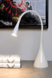 Lucide ZOZY LED Schreibtischleuchte 4W dimmbar mit flexiblem Lesearm Weiß 18650/03/31
