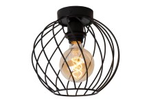 Lucide DANZA Deckenleuchte E27 Schwarz 21128/25/30