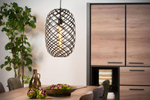 Lucide WOLFRAM Pendelleuchte E27 Schwarz 21417/32/30