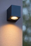 Lucide ZORA-LED LED Außen-Wandleuchte GU10 5W dimmbar Schwarz IP44 22860/05/30