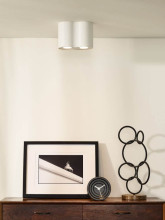 Lucide TUBE Deckenleuchte 2x GU10 360° drehbar Weiß 22952/02/31