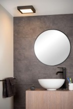 Lucide BRICE-LED LED Deckenleuchte 20W dimmbar Schwarz IP44 28117/22/30