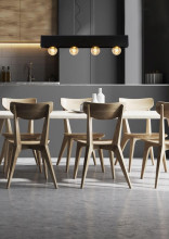 Lucide SURTUS Pendelleuchte 4x E27 Schwarz 30474/04/30