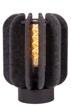 Lucide RAFAL Tischlampe E27 Grau, Schwarz 45592/01/36